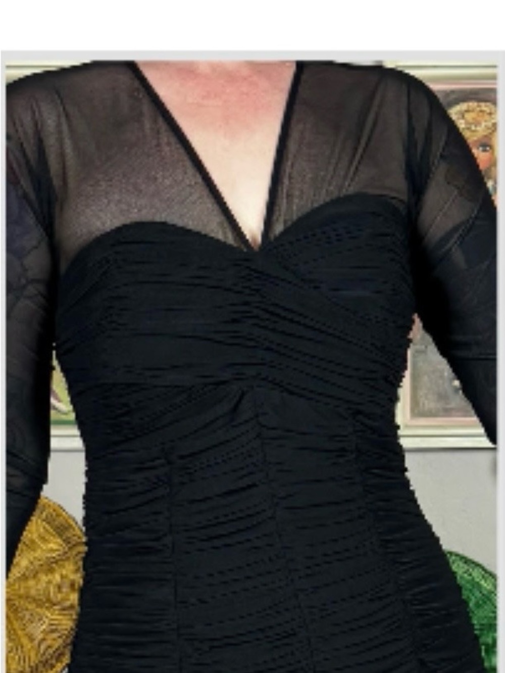 Reproduction of Vicky Tiel 1980 Couture “Mummy” Dress, 2x